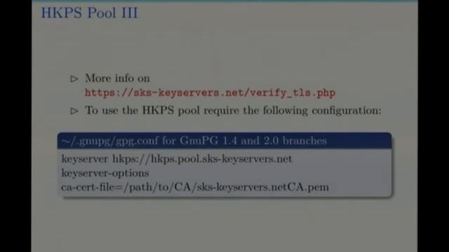 Experiences running sks-keyservers.net смотреть онлайн