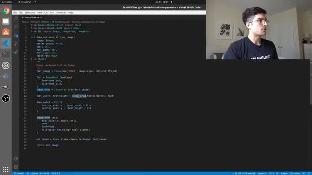 Scripting Centered Text with Python PIL смотреть онлайн