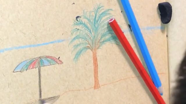 Лето. Море.Пальма. Рисуем легко и просто смотреть онлайн
