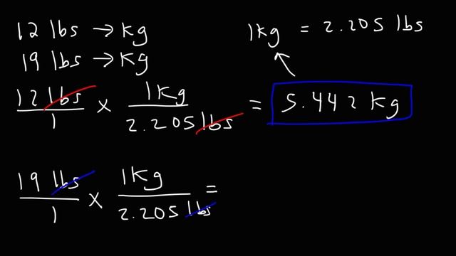 How To Convert From Pounds To Kilograms And Kilograms To Pounds