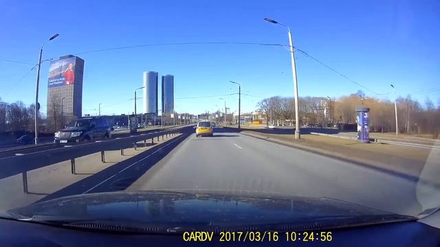 Latvia, Riga 2017. Тест регистратора JOOY смотреть онлайн