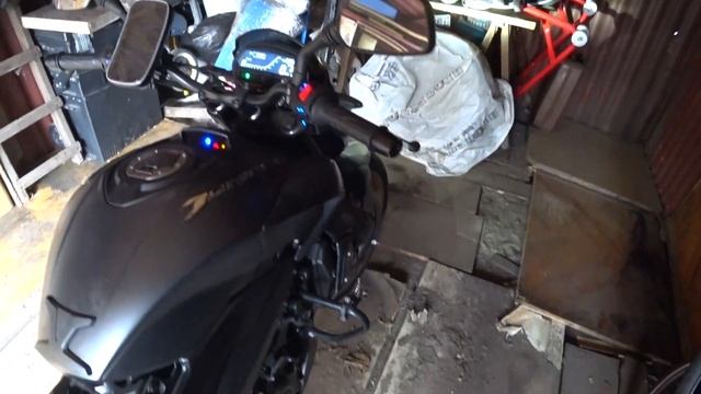 Первый запуск Bajaj Dominar 400 после зимы