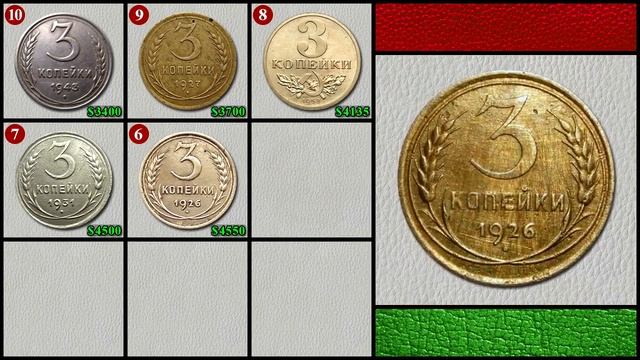 3 КОПЕЙКИ СССР – ЦЕНА МОНЕТ ТОП 10 | СКОЛЬКО СТОИТ 3 КОПЕЙКИ СССР смотреть онлайн