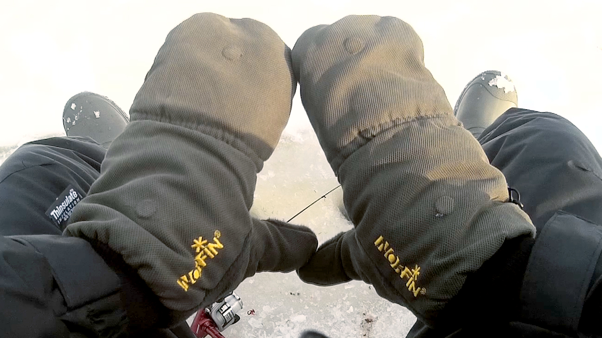 Варежки - перчатки для зимней рыбалки. смотреть онлайн