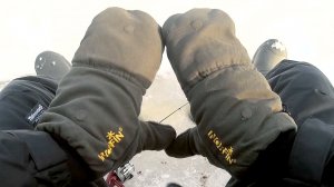 Варежки - перчатки для зимней рыбалки.