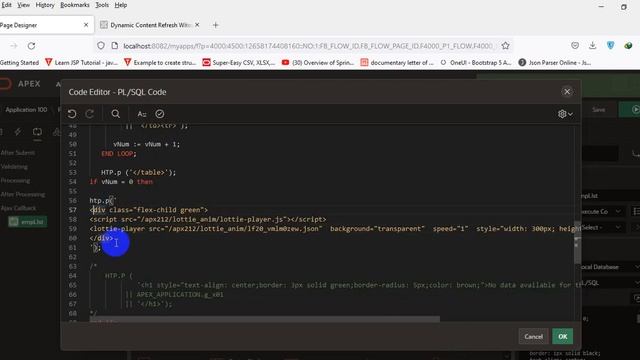 Lottie Animation in Oracle Apex смотреть онлайн