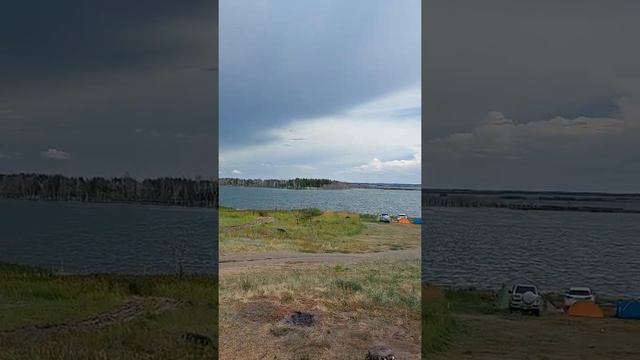 Аквабайк на озере в Гуселетово, любуюсь природой