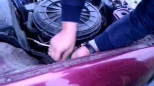 ремонт фары на AUDI 80 бочка   repair lights on the Audi 80 a barrel