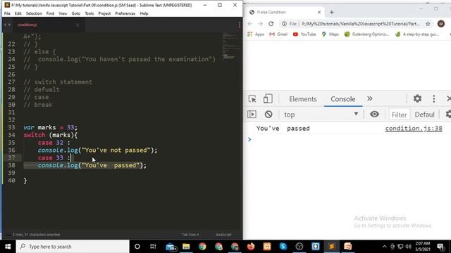 JavaScript Bangla Tutorial Part-08 | Latest 2021 | JavaScript for beginners | switch/case statement смотреть онлайн