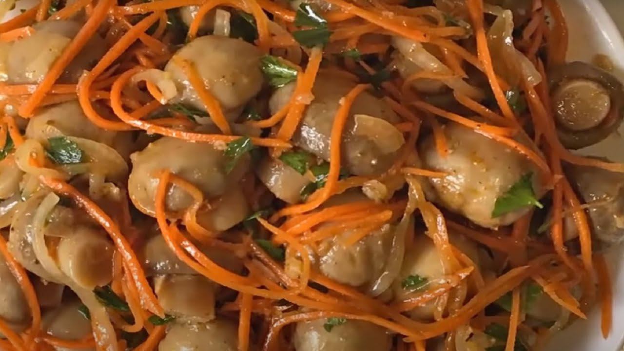 Грибочки по-корейски: закуска которая готовится просто и быстро, и никогда не надоедает. смотреть онлайн