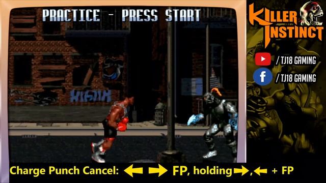 Killer Instinct | TJ Combo Tutorial | How to Do Basic Moves (SNES) смотреть онлайн