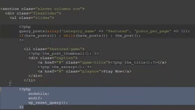 Responsive Wordpress Theme Tutorial Part 9 FlexSlider + WordPress Loop смотреть онлайн