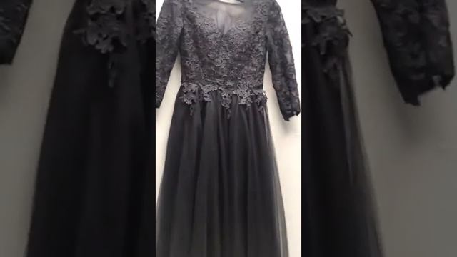 Вечернее платье с кружевным топом смотреть онлайн