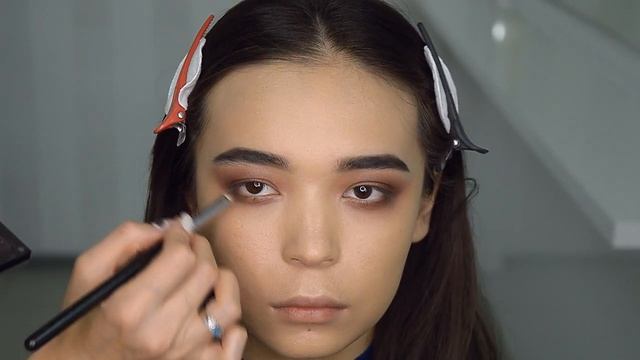 Макияж для азиатских глаз вечерний Julia Shavlova - Школа визажа makeuprof.kz