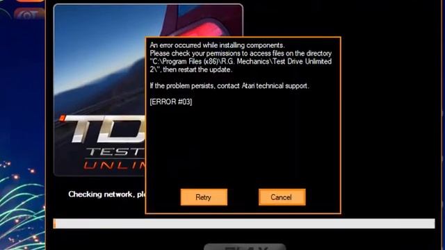 Test Drive Unlimited 2 [HELP] ERROR #03 смотреть онлайн