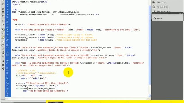 aula 2884 php funcao explode separadando partes da string смотреть онлайн
