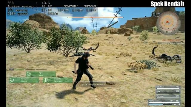 Final Fantasy XV WE on Lenovo Ip320 | Core i3 | Ram 4Gb | Nvidia 920 Mx 2Gb смотреть онлайн