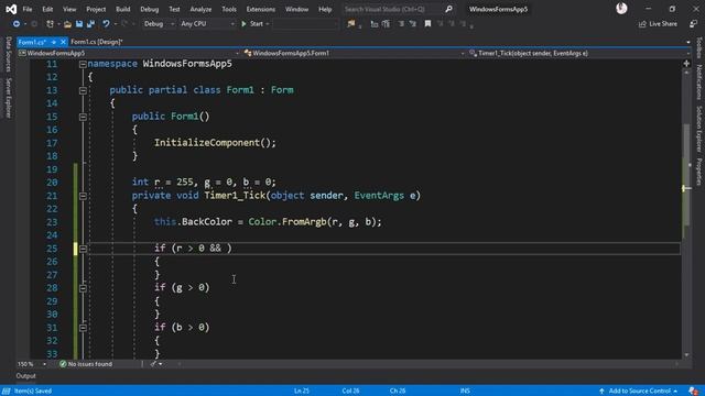 How to DISPLAY RGB LIGHT EFFECT | make rgb color effect | C# Windows form смотреть онлайн