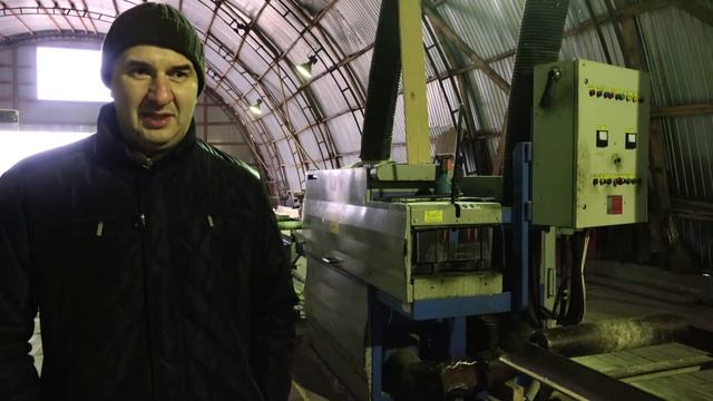 Обработка круглого леса| Станок многопильный смотреть онлайн