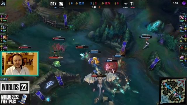 ОБЗОР T1 против DRX игра 4 - Финал ЧМ-2022 | Worlds 2022 SemiFinals LoLesports 2022 смотреть онлайн