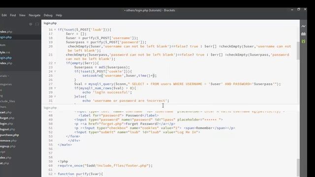 HOW TO CREATE A LOGIN PAGE USING PHP AND MYSQLI(finale) смотреть онлайн