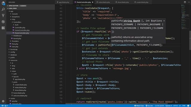 Creating a Blog with Laravel PHP Framework - part two смотреть онлайн