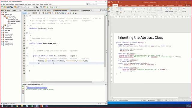 object Oriented programming in java: Abstract and interface смотреть онлайн