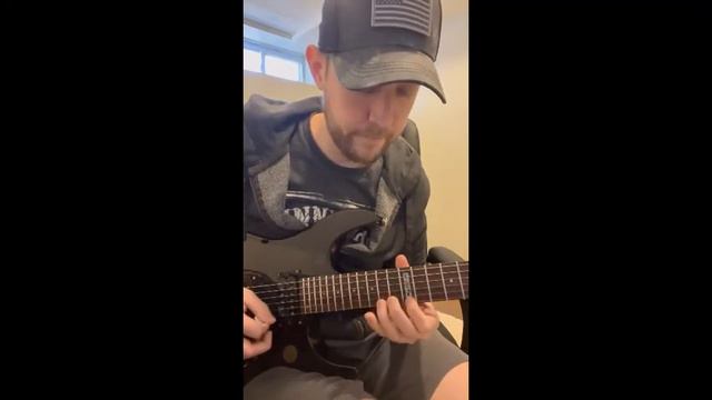 Chris Poland lesson! (Return To Metalopolis- Row Of Crows) смотреть онлайн