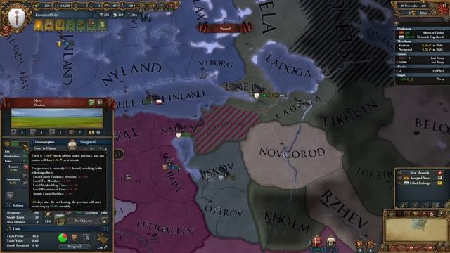 Europa Universalis IV (EU4) Let's Play - Common Sense - #2 "Karelia Kneels" смотреть онлайн