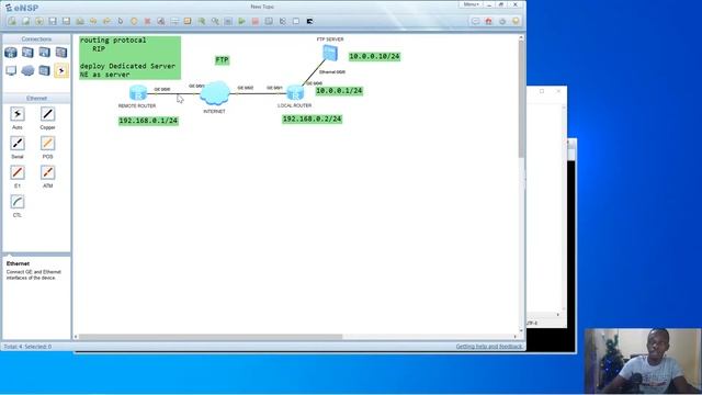 FTP Configs Part 1 eNSP Huawei смотреть онлайн