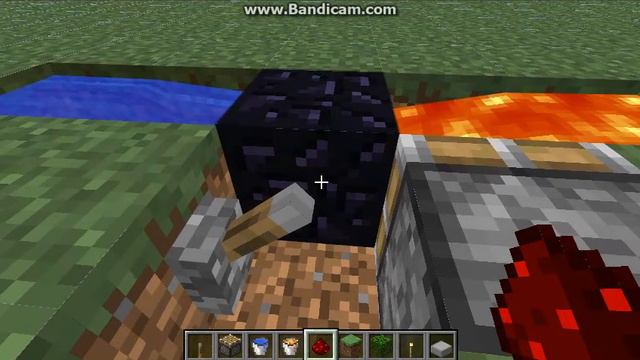 Механизмы в Minecrafte ( 6 часть )Генератор обсидиана смотреть онлайн