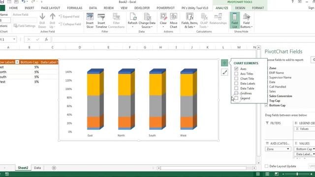 3D Container Pivot Chart with Slicers and Timeline смотреть онлайн