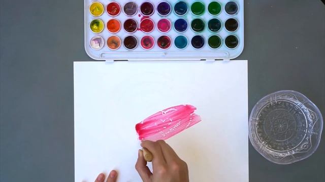 WHITE CRAYON MAGIC PAINTING CRAFT FOR KIDS смотреть онлайн