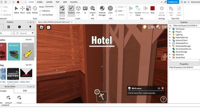 Демонстрация Doors fully scripted смотреть онлайн