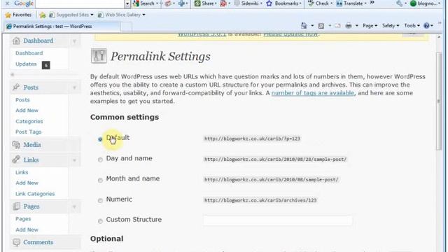 WordPress SEO Tip Changing Your Permalink Structure смотреть онлайн