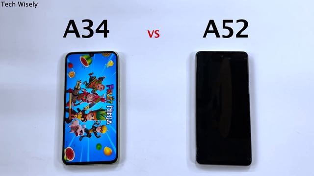 SAMSUNG A34 vs A52 Speed Test смотреть онлайн