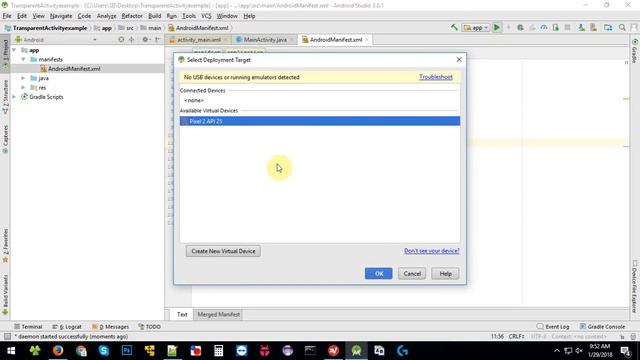 Android Tutorial How do I create a transparent Activity on Android смотреть онлайн