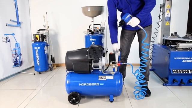 Компрессор NORDBERG NCE50 410V смотреть онлайн