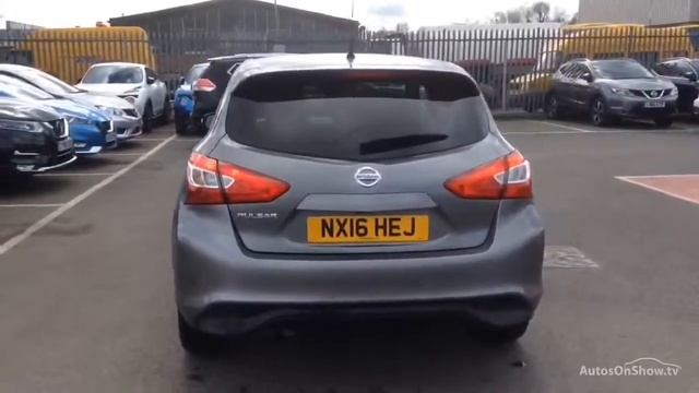 NISSAN PULSAR N-TEC DIG-T GREY 2016 смотреть онлайн