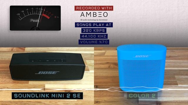 Bose SoundLink Mini 2 (SE) vs. SoundLink Color 2. Audio, music quality sound test. смотреть онлайн