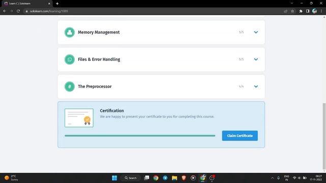 Sololearn C programming full course answers || solo learn C Programming full solution смотреть онлайн