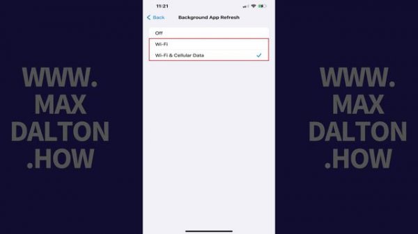 How to Turn Background App Refresh on WhatsApp On or Off on iPhone
