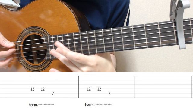 Sakura Sakura - around late 19th - Japanese old music for guitar with TAB - AS Guitar смотреть онлайн