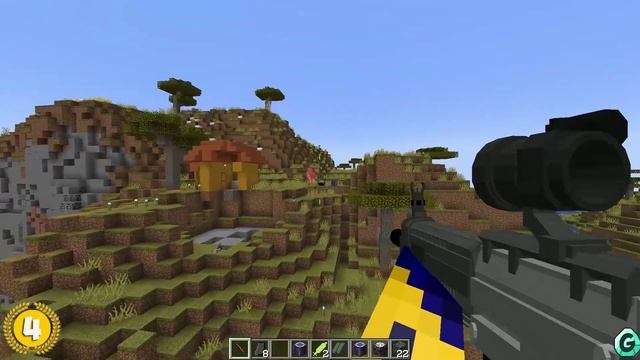 ТОП 10 САМЫХ КРУТЫХ МОДОВ В МАЙНКРАФТ 1.18.2 (2023) НА ОРУЖИЕ Обзоры Модов Герон смотреть онлайн