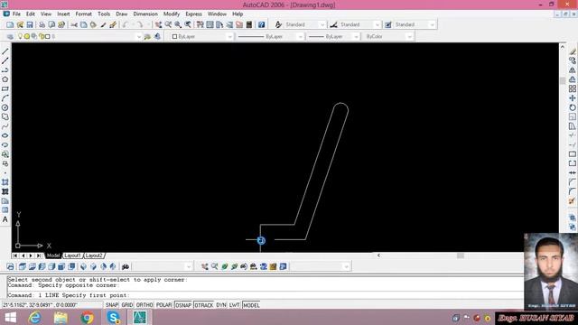 How to draw glass in autocad 2006? [English] by Engr. HUSAN SIYAB смотреть онлайн