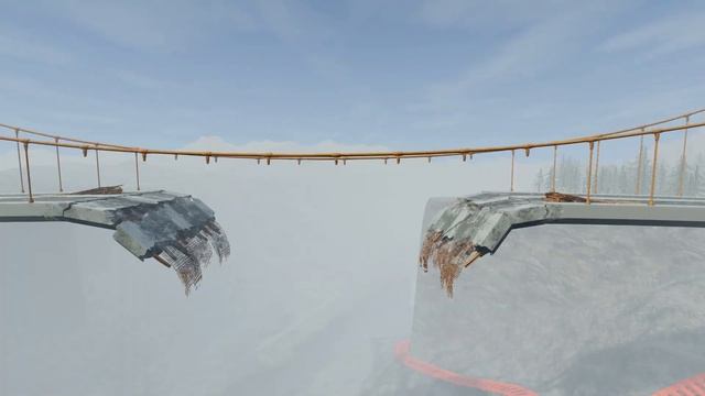Jumping over a ruined bridge #4 - BeamNG Drive | EpicCrash смотреть онлайн