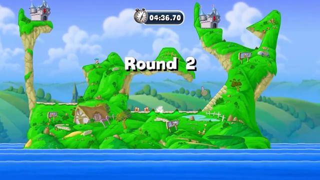 HOLES - Worms Crazy Golf (Gameplay) смотреть онлайн