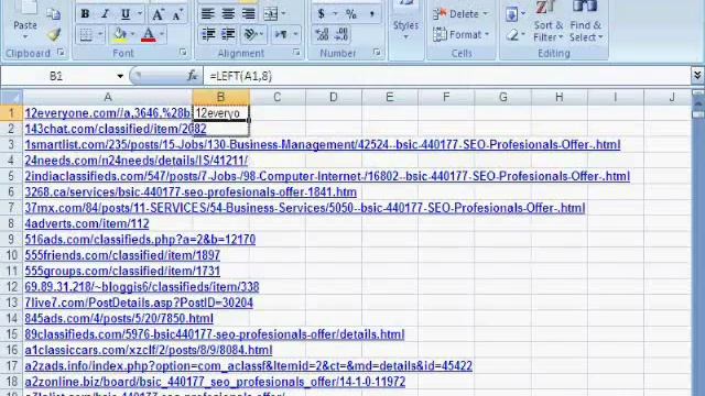 Check Duplicate Links in MS Excel in less than 1 minute! Great Help For Ad posters смотреть онлайн