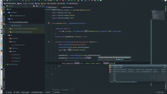 Toasts in Kotlin смотреть онлайн