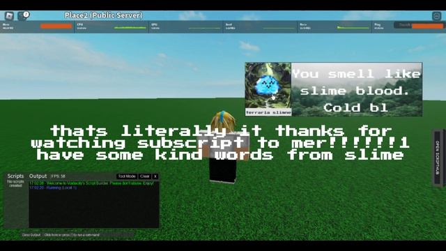 Roblox Script Showcase #1: "terraria slime thing" смотреть онлайн